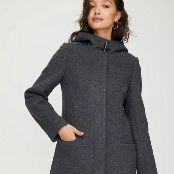 Banbaton Cashmere/Wool Blend Hooded Coat. Size Large. Worn Once - Picture 1 of 9